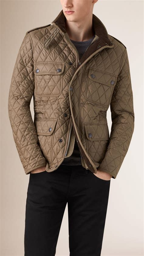 burberry mens quilted jacket